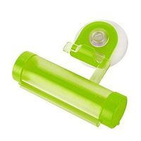 Colorido Bathroom Useful Plastic Rolling Tube Squeezer Toothpaste Dispenser Holder (Green)