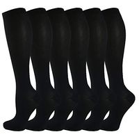 Compression Socks for Women & Men 20-30mmHg Best Knee High Stockings for Running Nurses Hiking Cycling Recovery