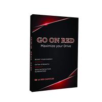 Go On Red, Natural Male Pills, Natural Amplifier for Performance, Energy, and Endurance 10 Red Capsules Per Pack - 2-Packs