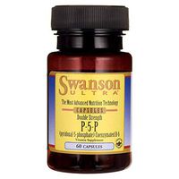 Swanson P-5-P (Pyridoxal-5-Phosphate) Coenzymated Vitamin B-6 40 Milligrams 60 Capsules