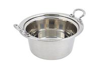 Bon Chef 5360HRSS Casserole, Bolero on the Rim with Round Handles, Stainless Steel