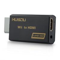Musou WII TO HDMI Converter 720P 1080P HD Output Upscaling Adapter,black