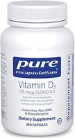 Pure Encapsulations - Vitamin D3 125 mcg (5,000 IU) - Hypoallergenic Support for Bone, Breast, Prostate, Cardiovascular, Colon and Immune Health - 250 Capsules