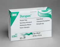 3M DURAPORE SURGICAL TAPE 1" x 10 yd Surgical Tape, 12 rl/bx, 10 bx/cs