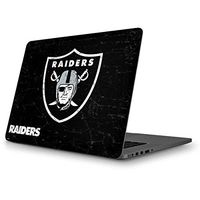Skinit Decal Laptop Skin for MacBook Pro 13 (2013-15 Retina Display) - Officially Licensed NFL Oakland Raiders Distressed Design