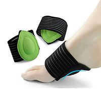 Viowey 2 Pairs Arch Support Pads Orthotic Shoe Insert for Flat Foot Pain, Plantar Fasciitis,PTTD Outdoor Sports Foot Care Pad