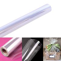 Clear Cellophane Wrap Roll | 200’ Ft. Long X 31.5” in. Wide | 2.3 Mil Thick Crystal Clear | Gifts, Baskets, Arts & Crafts, Treats, Wrapping | 200’ feet Roll | Meets FDA Specifications | by Anapoliz