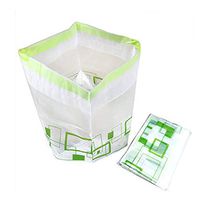 Trash Bags Stand, Folding Garbage Bags Stand Holder - Portable Trash Can with Drawstring Handle for Outdoor Picnics, Kitchen, Family Party, BBQ and More /4 Gallon