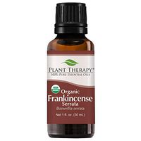Plant Therapy Frankincense Serrata Organic Essential Oil 100% Pure, USDA Certified Organic, Undiluted, Natural Aromatherapy, Therapeutic Grade 30 mL (1 oz)
