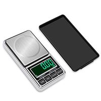 Shentesel Mini Electronic Scale USB 0.01g High Precision Digital Jewelry Kitchen Weighing - Black
