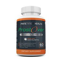 ProstOver Prostate Formula - All Natural Prostate Supplement for Men, Support for Prostate Health and Bladder, Reduce Bathroom Trips, Promote Sleep, Better Bladder Emptying (60 Capsules)