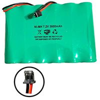 DSC IMPASSA 9057 Battery 6PH-H-4/3A3600-S-D22 7.2v 3600mAh Ni-MH Wireless Security System ADT SCW9057G-433