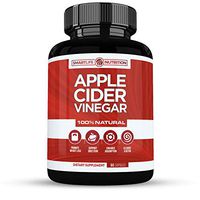 100% Natural Apple Cider Vinegar Pills - Powerful 500 mg Pure ACV Capsules with Cayenne Pepper for Healthy Diet & Weight Loss, Body Detox & Cleanse for Women & Men - Vegan, Non-GMO, Gluten Free