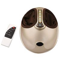 Xianxian88 Foot Massager, Five Massage Techniques, kneading Foot Massage Machine with Heating Function, Intelligent Operation, Home Foot Massager (Gold)