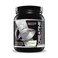 Muscle Feast Creapure Creatine Monohydrate Powder | Premium Pre-Workout or Post-Workout | Easy to Mix, Gluten-Free, Safe and Pure, Kosher Certified (2lb, Unflavored)
