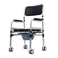 SNMBDB Home Care Toilet Potty Bedside Chair Foldable Commode Chair for Elderly Or Disabled