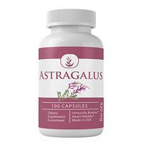 Astragalus Extract, 100 Capsules, 420 mg Serving, 100% Pure & Natural, No Filler, Non-GMO, Made in USA, Cardiovascular & Immunity Support, Lab-Tested Potency by Pure Organic Ingredients