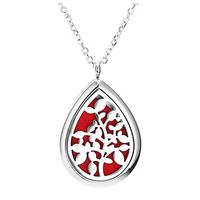 PiercingJ Free Engraving - Personalized Custom Essential Oil Diffuser Necklace 316L Stainless Steel Aromatherapy Diffuser Locket Pendant Set with 6 Color Refill Pads Mother's Day