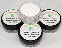 Chronic Remedy's Hemp Isolate | 99.9% Pure Crystalline | 1 Gram = 1000MG | Very Strong | Full Body Stress and Anxiety Relief | Organic Hemp | Made in The USA