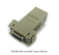 Cisco DB9 Female to RJ45 Female Serial Modular Adapter Terminal - 74-0495-01