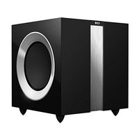KEF R400GB R400b Front Firing Powerful Subwoofer - High Gloss Piano Black (Single)