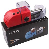 Electric Cigarette Rolling Machine Mini Portable Cigarette Filler Men Gift@Red
