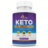 Keto Pills for Weight Loss - Burn Fat Fast & Lose Unwanted Pounds - Weight Loss Supplements for Women & Men - Appetite Suppressant - Ketogenic Formula with BHB - 60 Capsules