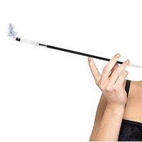 qnprt Long Cigarette Holder,1920s Accessories for Women(Classic-12 Long) Black