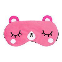 kimkoo Sleep mask &Super Soft Silk Eye Mask for Sleeping,Blindfold for Women and Kids (Pink)