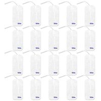 TENS Electrodes, Value Wired Replacement Pads for TENS Units, 20 TENS Unit Electrodes (2in x 4in, 20 Pack) Discount TENS Brand