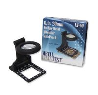 Carson® Metal LinenTest™ 6.5x20mm Metal Linen Tester with Pouch (LT-60)