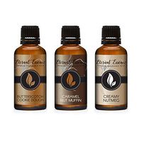 30ML - Trio (3) - Butterscotch Cookie Dough, Caramel Nut Muffin & Creamy Nutmeg - Premium Fragrance Oil - 30ML