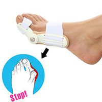 AZUOYI Toe Straighteners Big Toe Bunion Splint Straightener Corrector Foot Pain Relief Hallux Valgus Correction Thumb Eversion Pedicure Orthotics (2 Pieces)