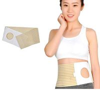 Ostomy Belt Unisex Colostomy Belt Ostomy Hernia Support Belts Abdominal Binder Brace Abdomen Band Stoma Support to Prevent Parastomal Hernia Stoma Opening((M：31‘’-34‘’)