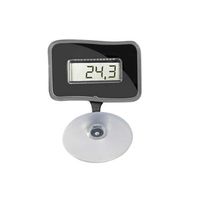 Thermometer - Aquarium Thermometer - Accurate Measurement and Easy to Use (Black, 2.4 * 4 * 1 Inches) (Color : Black)
