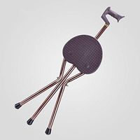 Folding Seat Cane, Lightweight and Adjustable, Great for Travel, Events and Walking, Brown