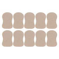 SUPVOX Underarm Armpit Sweat Pads Stickers Disposable Adhesive Sweat Shield Guard for Women Men 10Pcs