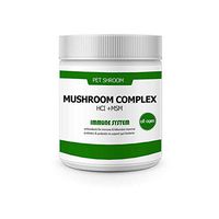 Mushroom Complex for Dogs - Joint Supplement with Turkey Tail, MSM, Glucosamine and Chondroitin - for Dogs of All Sizes 200 Grams