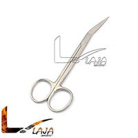 LAJA IMPORTS IRIS Scissors 4.5" Angled Sharp Sharp Points