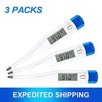AODA Mouth Thermometer,Digital Thermometer Oral Thermometer For Adults,Fever Thermometer,Termometro Digital Adults,Body Temperature Thermometer Health,Big Lcd Fast Reading-Underarm,Oral,Rectal 3 Packs