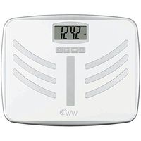 WW Scales by Conair Body Analysis and Tracker Bathroom Scale  - Measures Body Fat, BMI, Body Water, Bone Mass, 10 User Memory - Recalls 5 Weights for Each User, White