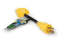 Camco 30M/30F AMP 12 in. 4-Prong Generator Adapter