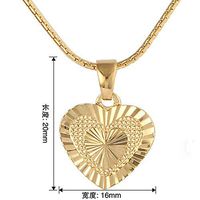Fashion Necklace Heart Pendant Necklaces for Women Jewelry