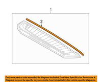 958-545-260-00 2011-2014 Porsche Cayenne Lower W'strip