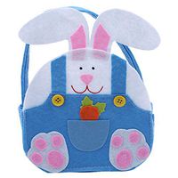 Essencedelight Candy Cloth Bag Basket Cute Cartoon Rabbit Easter Decorative Handbag Tote Party Favor Gift Accessory