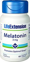 Melatonin, 3 mg, 60 caps by Life Extension (Pack of 5)