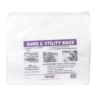 Halsted Sand Bags 15 " X 27 " White, Pack of 25