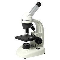 BoliOptics 40X-400X Biological Compound Monocular Microscope, LED Light, Brightfield 10X Eyepiece, Achromatic Objectives, All Metal Optical Glass Lenses for Beginners Hobbyists Students Kids