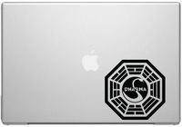 Lost Dharma Initiative Swan Decal Sticker - Vinyl Decal for Cars, Macbooks, and Other Laptops