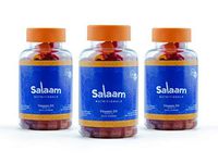 Salaam Nutritionals Halal Vitamin D3 Gummy Vitamins – Muscle, Bone, Immune Support – Vegetarian, Kosher, Gluten, Dairy, Nut, Gelatin Free, Non GMO, 2,000 IU (3pack. 270 Total Count)
